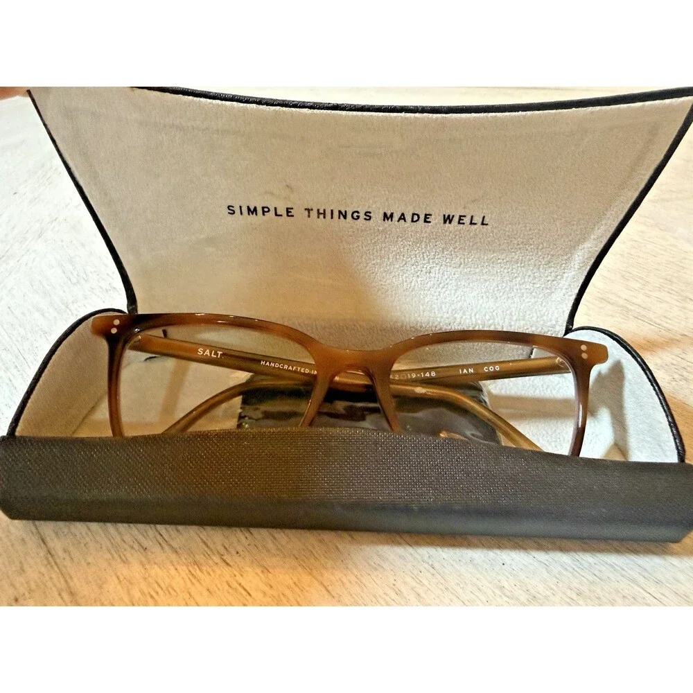 SALT Optics Kelly COG Cat Eye Eyeglasses Brown‎ Tortoise Japan 52-19 Woman Salt.